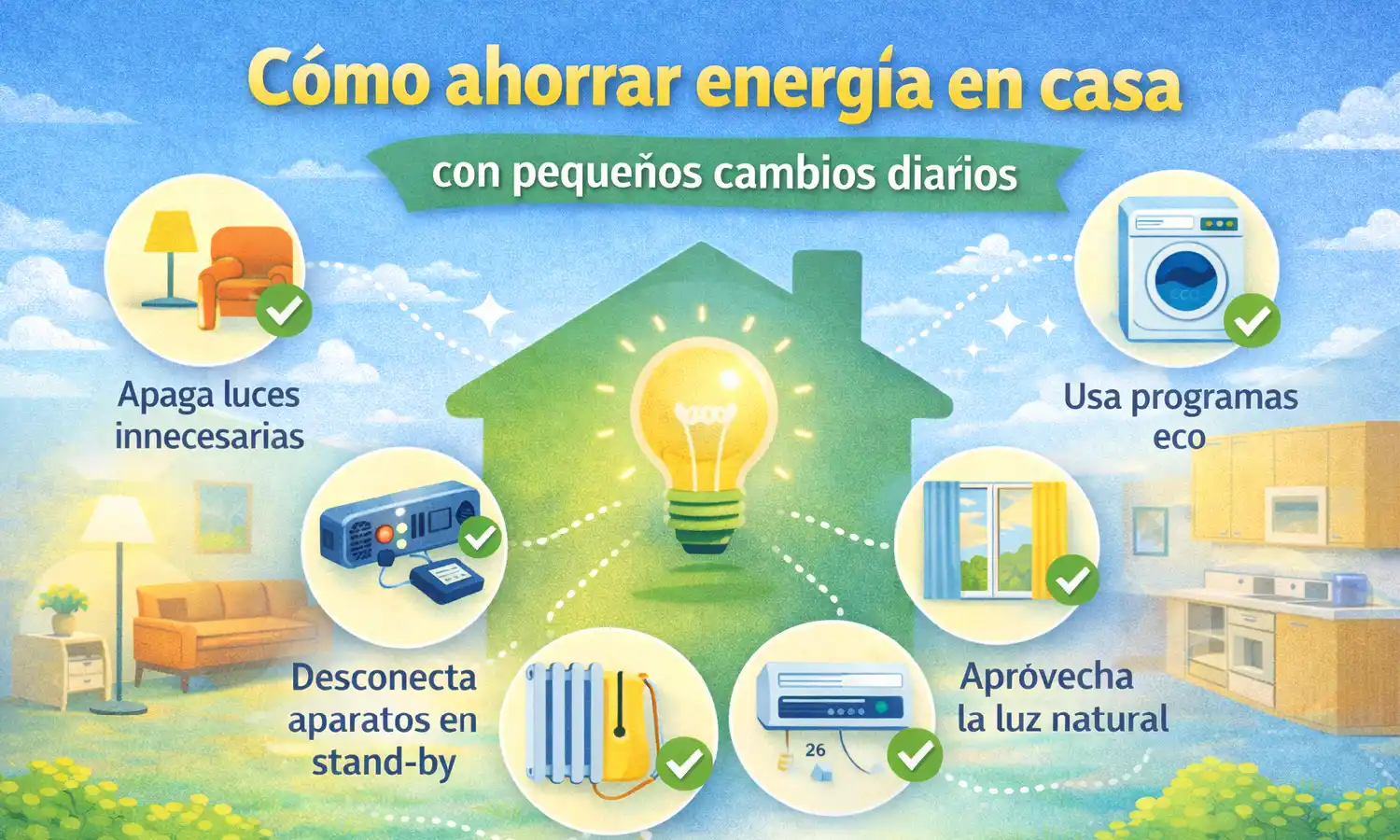 como ahorrar luz en casa
